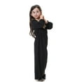 thumbnail image 6 of Krdevn Girls Ethnic Abaya Dress - Elegant Long Sleeve Maxi with V-Neck, Ruffle Detail Modest Party Wear for Teen,10-11 Years, 6 of 7