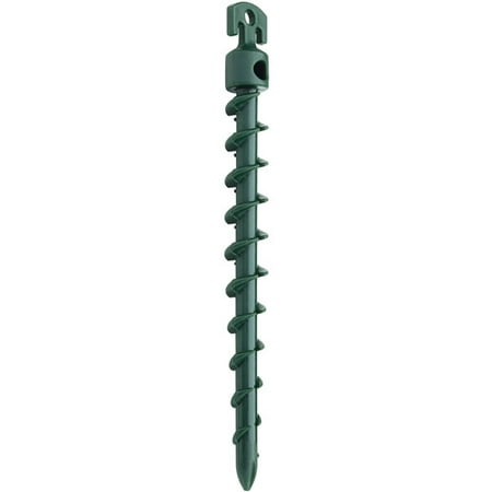 DISCONTINUED Liberty Hardware Vortex 7.5" Bladed Plastic Ground Anchor 4-Pack, Green