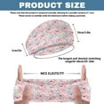 thumbnail image 7 of Jiueut Pink Axolotl Nurse Button Headband Medical Field Headbands for Women Headbands for Masks with Buttons for Nurses 2 Piece Wide Headbands for Girls Non Slip Headbands for Sports, 7 of 7