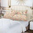 thumbnail image 6 of Coolnut Cute Colorful Flowers Body Pillow Cover with Zipper 21x54 in Soft Velvet Body Pillow Case Long Pillowcase for Adults240 Home Decor Gifts, 6 of 6