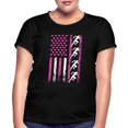 American Sports Flag Track And Field Valentine'S Women's Relaxed Fit T