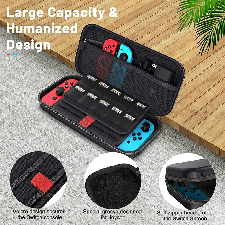 Younik Nintendo Switch Accessories, Include Switch Carrying Case +