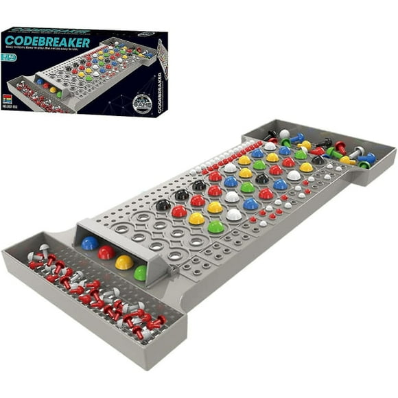 Crack the Code Game, Fun Brain Puzzle Game Set - Mastermind Games, Kids Travel Games with Pa