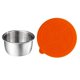 thumbnail image 2 of Contenedor de salsa Taza De Salsa De Inmersión De Acero Inoxidable Con Tapa Para El Hogar Al Aire Libre Naranja Magideal Contenedor de salsa, 2 of 7