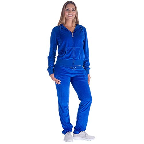 royal blue tracksuit womens