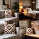 thumbnail image 5 of BohemianStyle Tufted Throw Pillow Cover 5 Colors Available Geometric DiamondPattern Cushion Cover With Tassels Ideal For Sofas Beds And Home Decor, 5 of 6