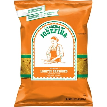 La Cocina De Josefina Tortilla Chips Lightly Seasoned, 11.5 oz Bag