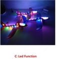 thumbnail image 6 of Tinglu LED Foam Maneuver Throwing Glider Foam Airplane Model Kids Toy Hand Throw Aircraft Toys Children Gifts, 6 of 8