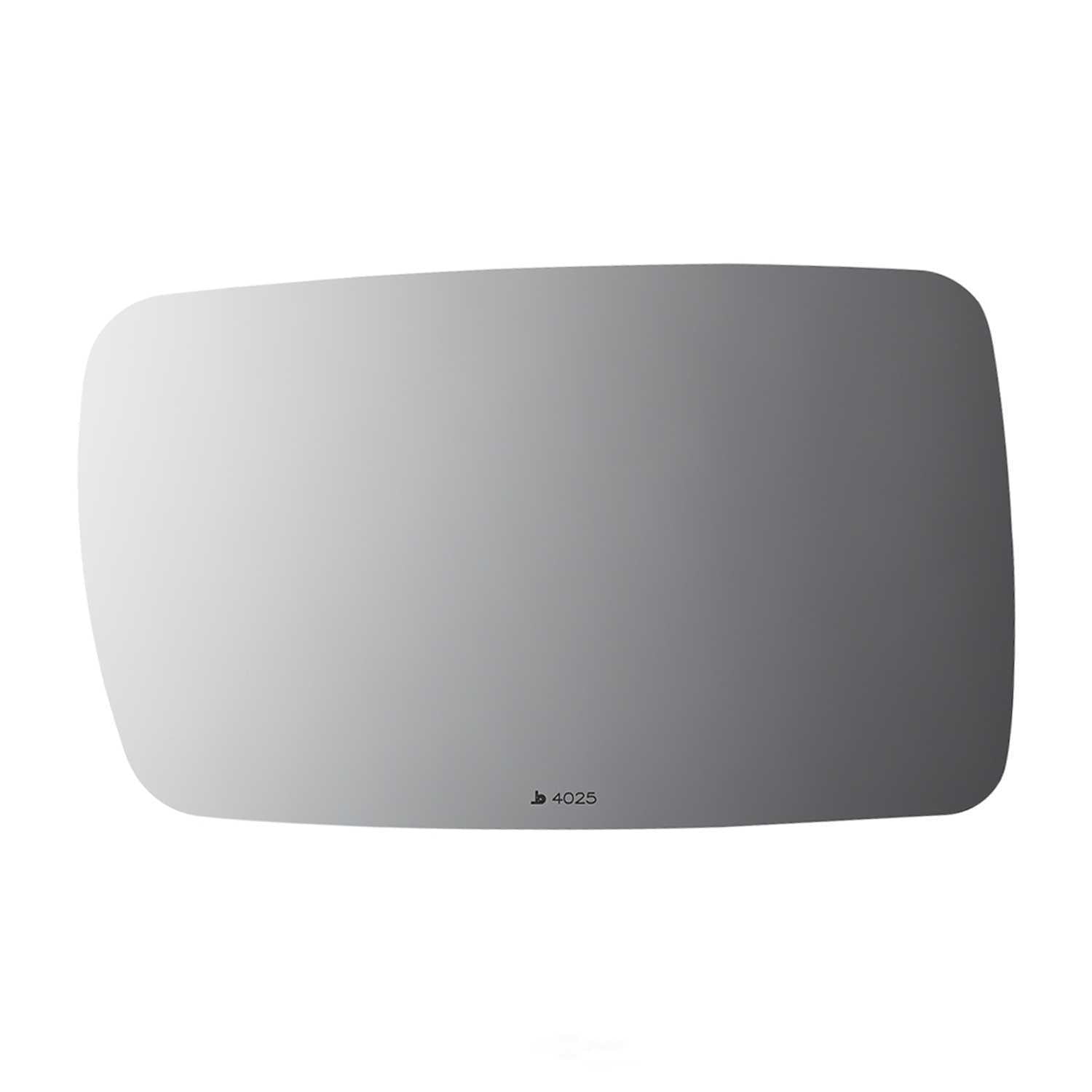 Burco Side View Mirror Replacement Glass - Clear Glass - 4025