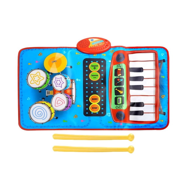 Tapis Musical Piano Électronique Jouets Batterie Jouets Couverture Musicale Meilleur Cadeaux W7A1