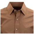 thumbnail image 3 of Manchester Camisa de Vestir Regular Fit  Cafe, 18" Cuello 35" Manga Manchester 5004W, 3 of 4