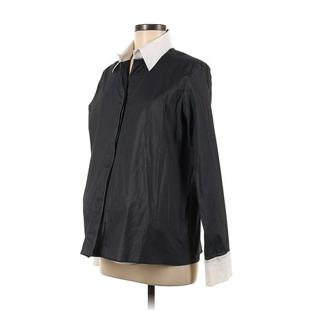 

Pre-Owned Olian Women s Size M Maternity Long Sleeve Button-Down Shirt