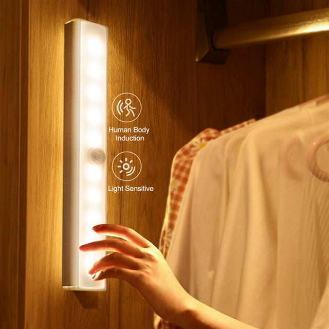 LED Light 300mm Human Body Smart Induction Lamp Magnetic Adsorption USB Charging Detector Makeup Mirror Vanity Light ,Widely Use
