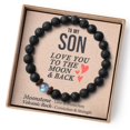 thumbnail image 1 of Pulsera THEMEROL para Hombre y Adolescentes con Piedras Preciosas Elástica 19 cm, 1 of 7