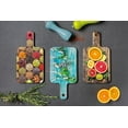 thumbnail image 3 of Bisetti Fantasia Beechwood Cutting Board With Spice Decoration, 12-13/16 x 6-1/2ches, 3 of 3