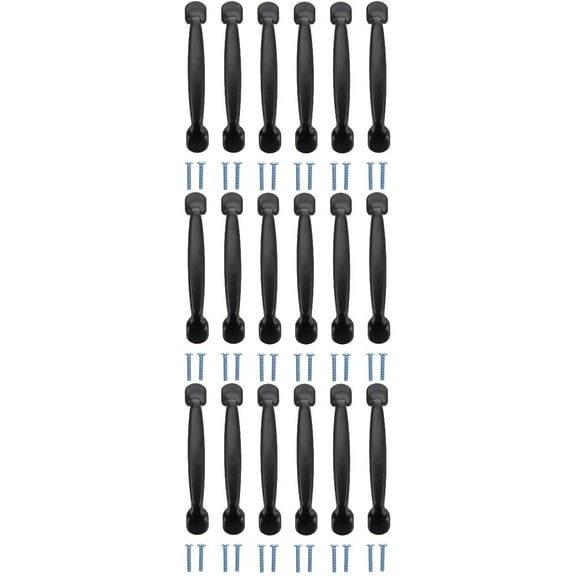 18 Pcs Alloy Furniture Handles Kitchen for Cabinets Drawer Single Hole Cupboard