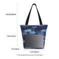 thumbnail image 3 of Hirioo Starry Sky for Women's Casual Shoulder Tote Bag Handbag For Women Work College Travel Business Shopping, 3 of 8