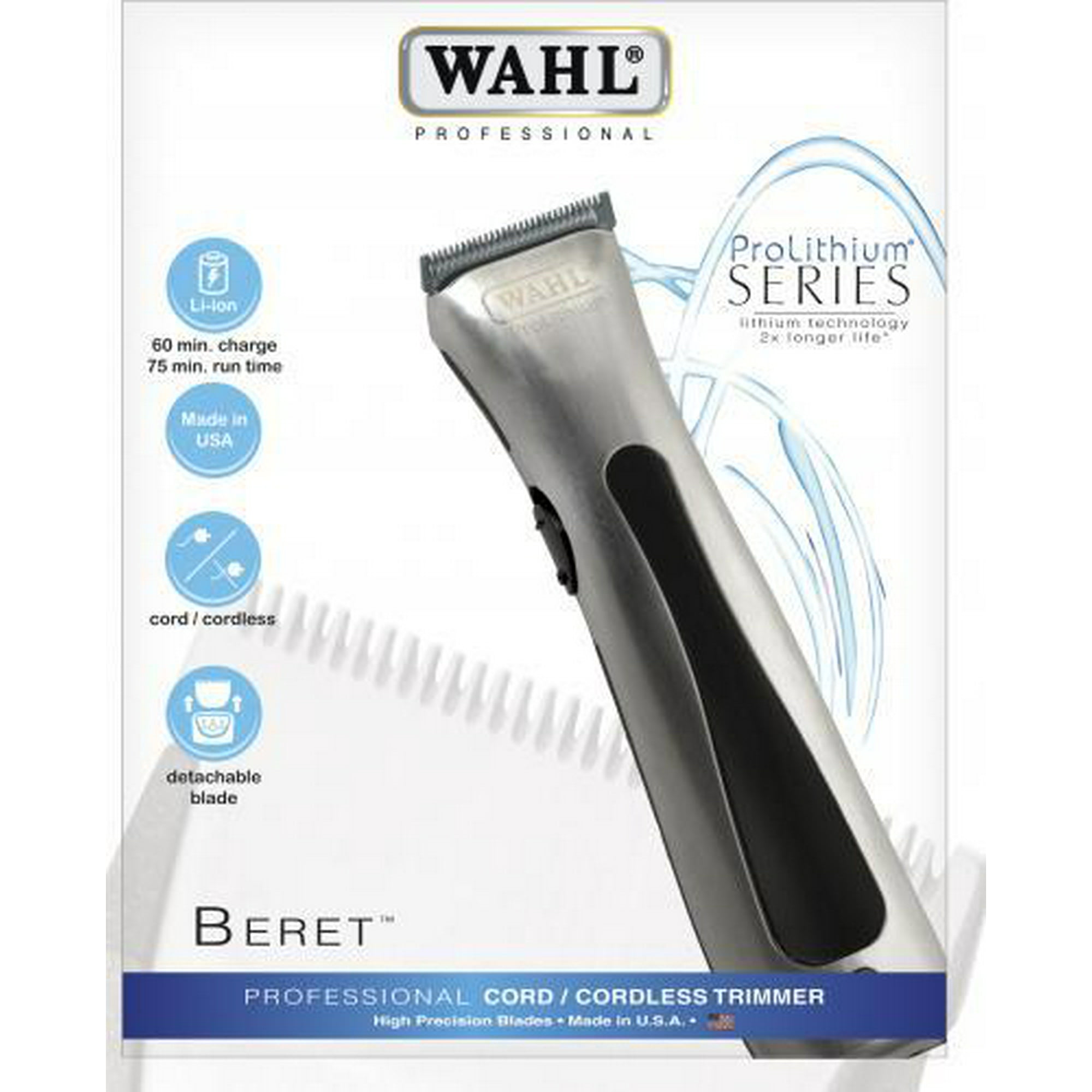 Wahl Lithium Beret Cord/Cordless Trimmer - Walmart.ca
