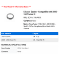 thumbnail image 2 of Exhaust Gasket - Compatible with 2005 - 2007 Scion tC 2006, 2 of 2