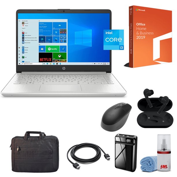 HP 14 inch Laptop Intel Corei3 256GB SSD (14DQ2055WM) With Accessories