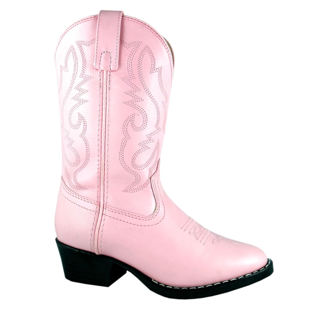SMOKY MOUNTAIN BOOTS Girls Denver Western Boots, Color Pink, Size 3.5