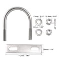 thumbnail image 2 of Unique Bargains M10x62mmx94mm Rond U-Bolt 304 Acier Inoxydable, 2 of 5