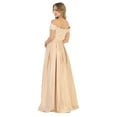 thumbnail image 2 of Off The Shoulder Long Ballroom Classy Dress, 2 of 4