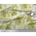 thumbnail image 3 of Soimoi Green Moss Georgette Fabric Wild Animal Skin Print Sewing Fabric BTY 42 Inch Wide, 3 of 3