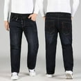 thumbnail image 3 of REDHOTYPE Men's Big-Tall Jeans Elastic Drawstring Jean Denim Trousers, 3 of 4