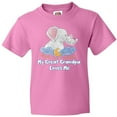 thumbnail image 3 of Inktastic My Great Grandpa Loves Me Cute Elephants Clouds Moon Stars Youth T-Shirt, 3 of 5