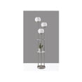 thumbnail image 2 of Adesso Bianca Shelf Floor Lamp, Brushed Steel, White Opal Glass Shade, 2 of 2