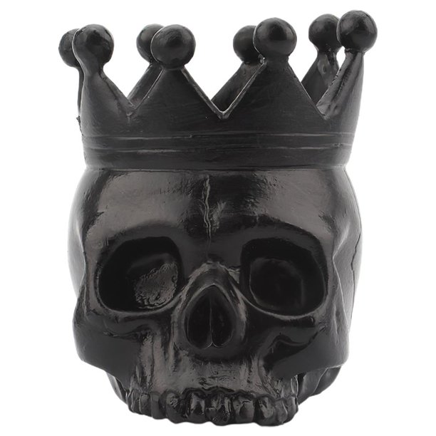 Yuarrent Calavera Candelero Resina Calavera Candelabro Decoración Horrible Calavera Candelabro Artesanía Esqueleto Candelabro Estante para Decoración del hogar No.1 Yuarrent HA027867-01
