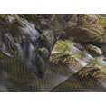 thumbnail image 4 of Ambesonne Jungle Quilted Bedspread Set 3 Pcs, Autumn River Stream on Rocks, King Size, Brown Orange, 4 of 5