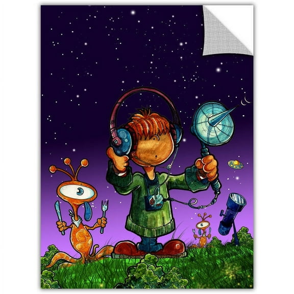 Luis Peres "Ufo Kid 4" Removable Wall Art Graphic