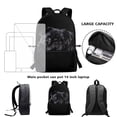 thumbnail image 5 of Uorisanigo Black Pug Dog Kids Children School Backpack Lightweight School Bag for Preschool Elementary Kindergarten Boys and Girls Sports Casual Daypack - 17 Inch, 5 of 6