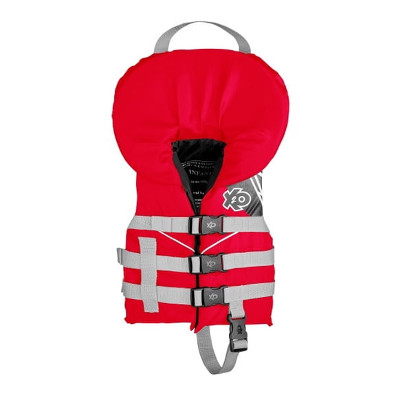 INFANT CLOSED-SIDED VEST RED BIONIC