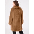 thumbnail image 2 of Roaman's Women's Plus Size Mid-Length Luxe Faux Fur Coat, 2 of 2