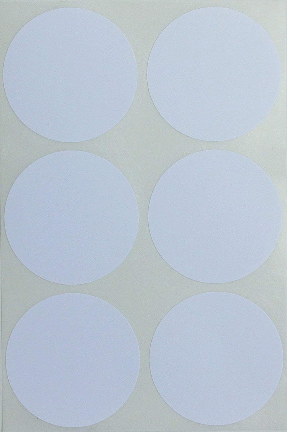 Round 2" inch White Sticker 50mm Dot Labels for MultiPurpose for Jars
