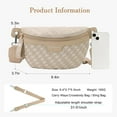 thumbnail image 6 of Tinyat Crossbody Fanny Pack for Women Fashional Waist Bag with Adjustable Strap Purse for Party, Dating and Shopping, 6 of 7