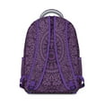 thumbnail image 3 of Colorful Fantasy Floral Backpack - Waterproof & Lightweight Student Bookbag, Zen-Inspired Mandala Pattern, Breathable Mesh Straps for Commuters, 3 of 6