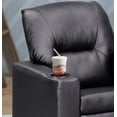 thumbnail image 5 of Olive & Opie Oakley Kids/Toddler Recliner Chair - Push Back Lounge Sofa for Boys & Girls Age 3+, Vegan Leather Onyx, 5 of 10