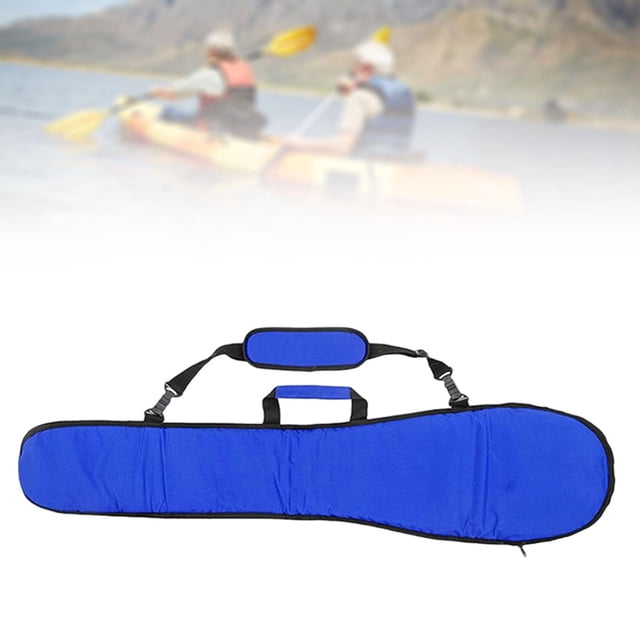 Bolsa para remos de kayak, funda protectora para remos de canoa y barco, para exteriores Azul