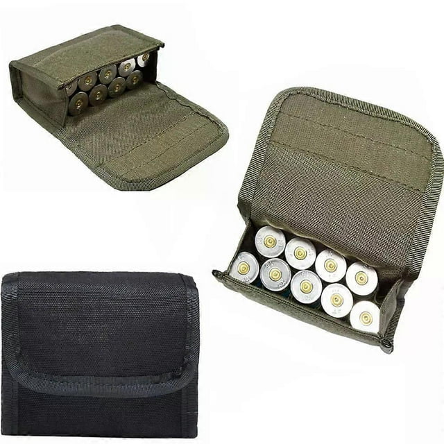Molle Pouch Hunting 10 Round Shot Shotshell Reload Holder for 12 Gauge/20G Magazine Pouch Ammo Round Cartridge Holder