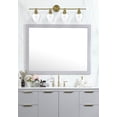 thumbnail image 7 of Gene 4 light Chrome and Clear glass Wall sconce, 7 of 7
