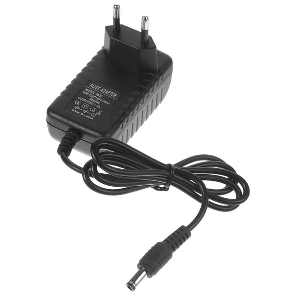 EeaseMX Cargador adaptador de corriente CA 100-240 V CC 5 V 2 A 5,5 mm x 2,1 mm con enchufe UE (negro)