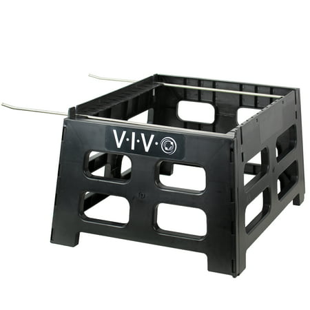 VIVO Black Plastic Bee Hive Stand | Beekeeping Hive Support Tool
