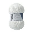 thumbnail image 2 of (3 pack) Fluffy Chenille Yarn by Loops & Threads - Yarn for Knitting - Crochet - Weaving - and Arts & Crafts - White - Polyester - 10.58 oz, 2 of 3