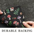 thumbnail image 6 of Mushroom Plant Crystal Velvet Nonslip Floor Mat, Entryway Doormat Durable Low-Profile Mat Home Decor, Throw Rugs Washable Kitchen Bathroom Laundry Bedroom Living Room Door Mats 30x17in, 6 of 7