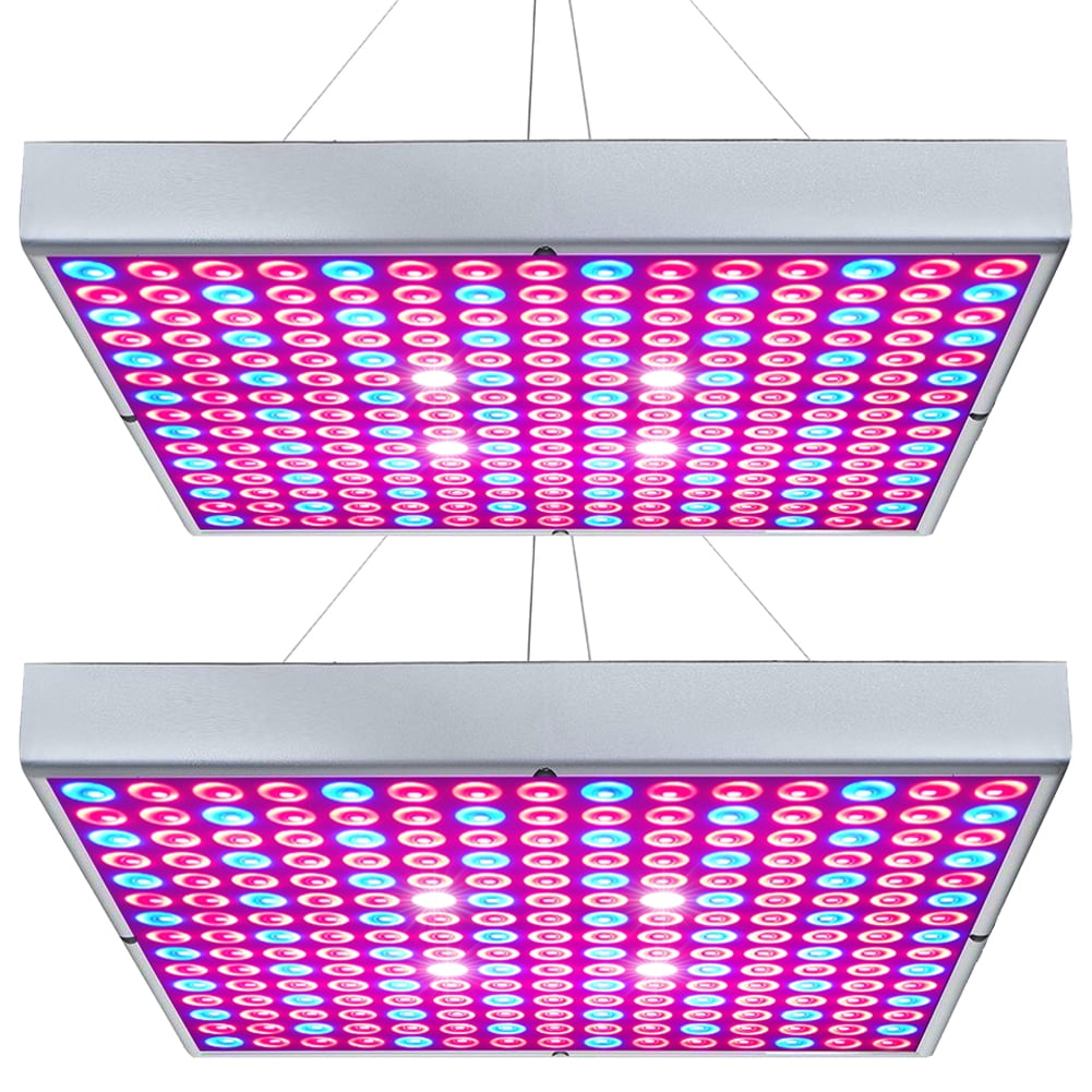 LED Grow Light for Indoor Plants Growing Lamp 289 LEDs 150W Red Blue Spectrum Full Aluminum Dimmable Plant Lights Bulb Panel for Hydroponics Greenhouse Germination Seedling Veg and Flower by Venoya 