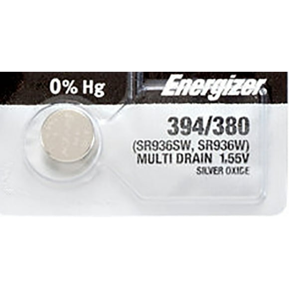 1 x Energizer 394 Watch Batteries, SR936SW or 380 Battery
